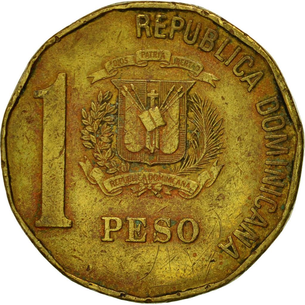 Dominican Republic | 1 Peso Coin | Juan Pablo Duarte y Diez | KM80 | 1991 - 2008