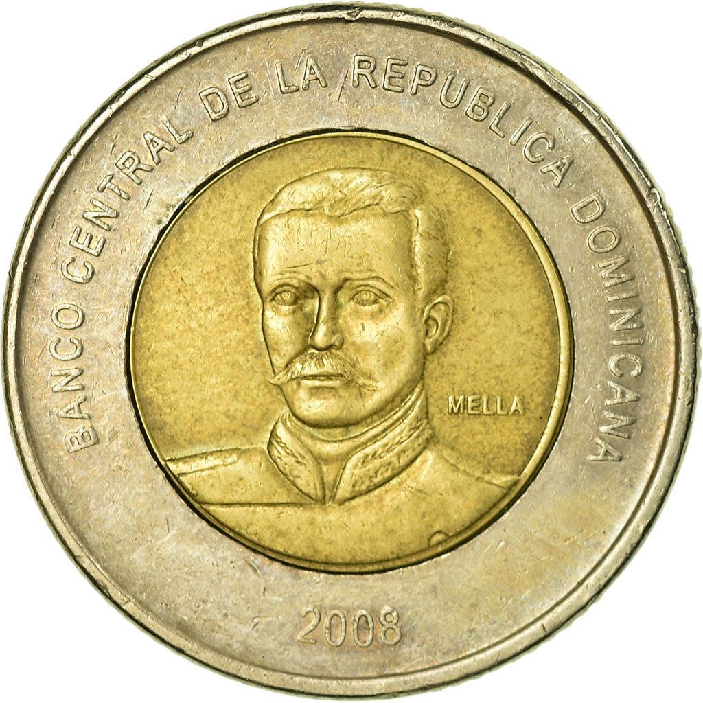 Dominican Republic 10 Pesos Coin | Matias Ramon Mella | KM106 | 2005 - 2016