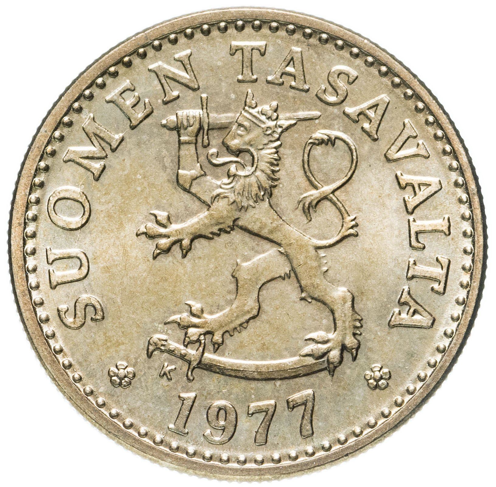 フィンランド硬貨 フィンランド10ペニア | 木 | KM46 | 1963 - 1982