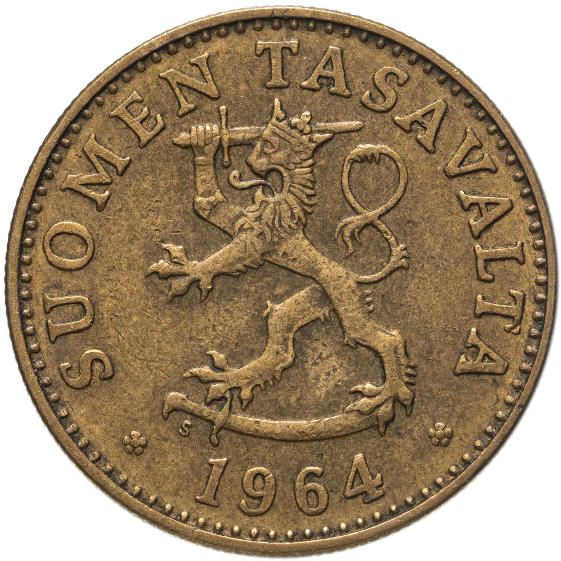 Finland Coin Finnish 20 Pennia | Pine Tree | KM47 | 1963 - 1990