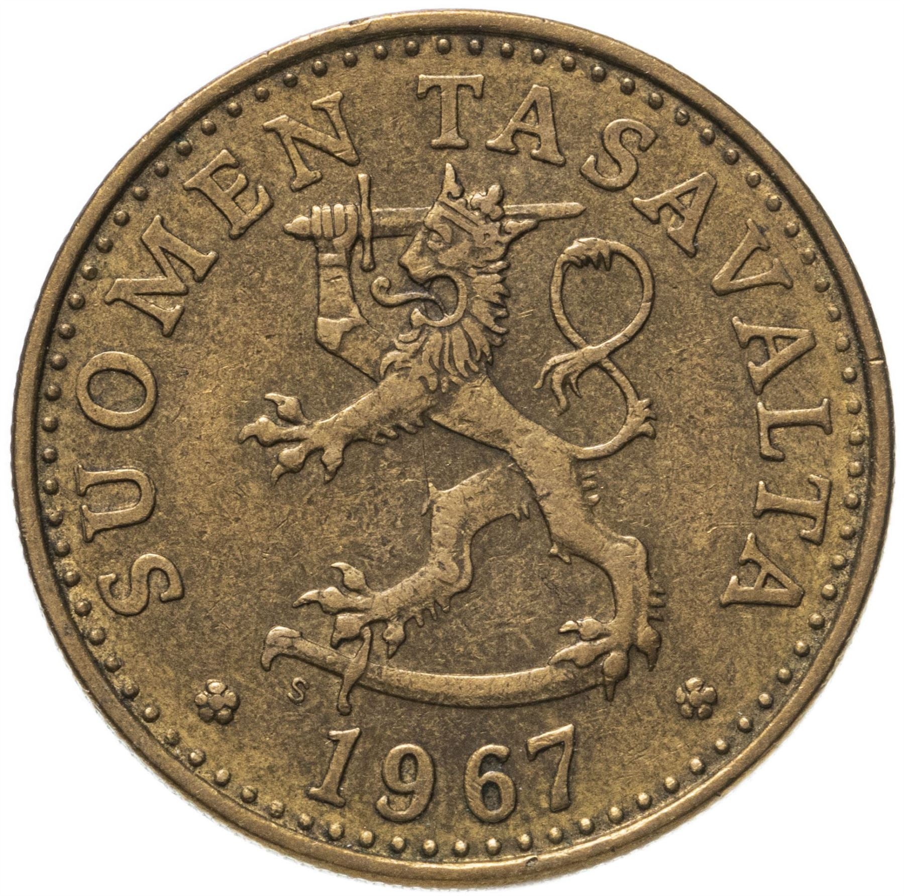 Finland Coin Finnish 20 Pennia | Pine Tree | KM47 | 1963 - 1990