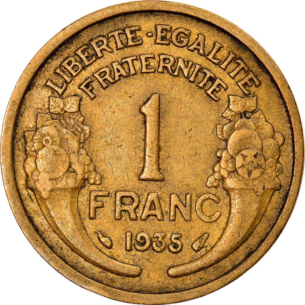 French 1 Franc Coin | KM885 | France | 1931 - 1941