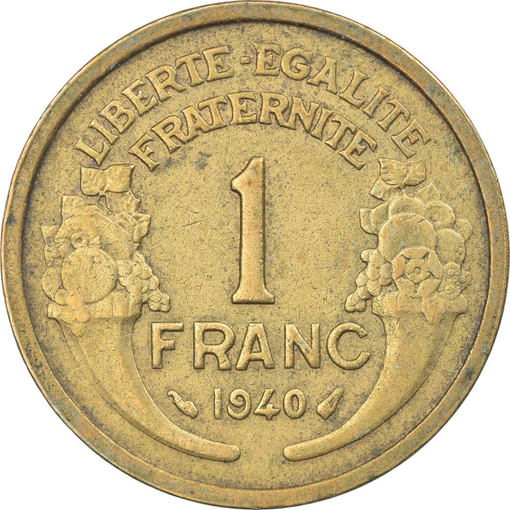 French 1 Franc Coin | KM885 | France | 1931 - 1941