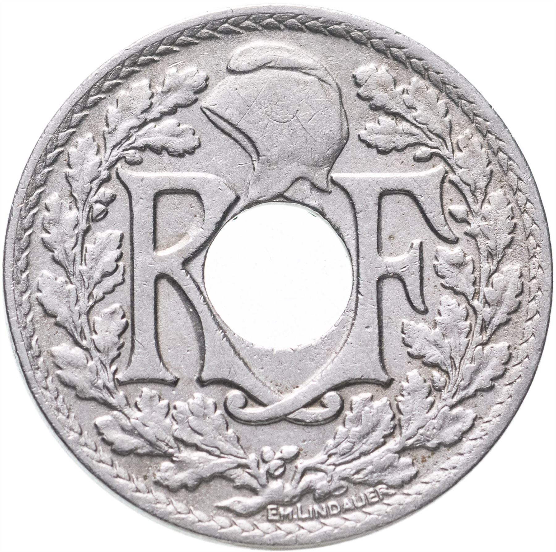 French 10 Centimes Coin | KM866a | France | 1917 - 1938