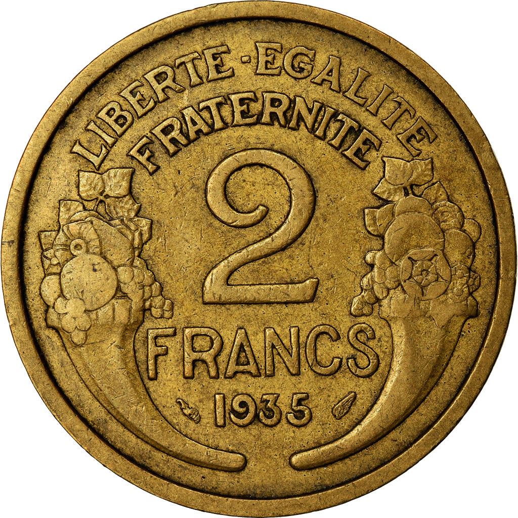 French 2 Francs Coin | KM886 | France | 1931 - 1941