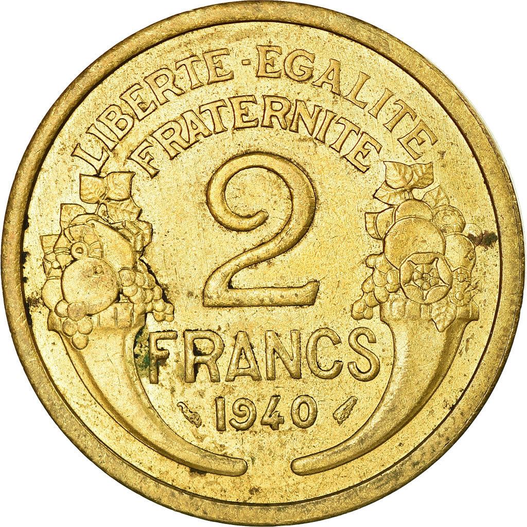 French 2 Francs Coin | KM886 | France | 1931 - 1941