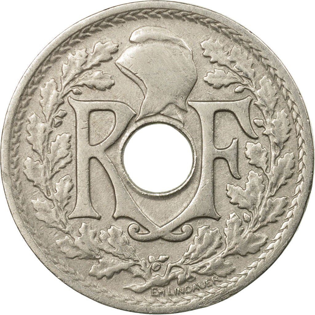 French 25 Centimes Coin | KM867a | France | 1917 - 1937