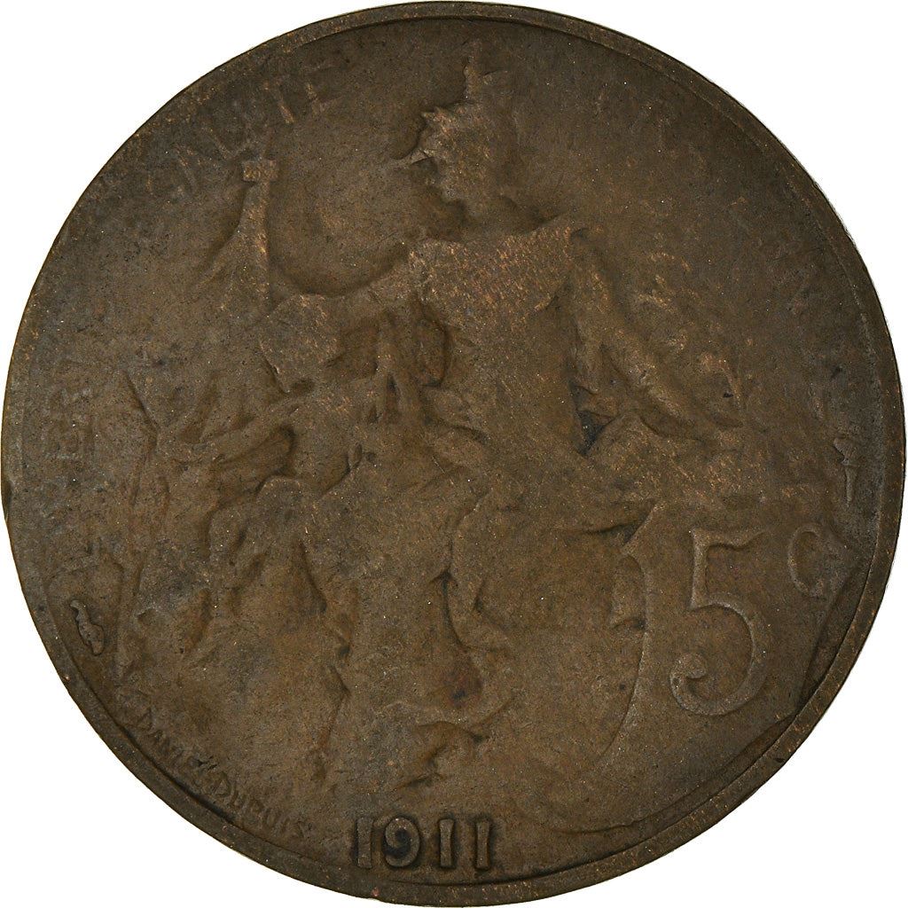 French 5 Centimes Coin | KM842 | France | 1897 - 1921