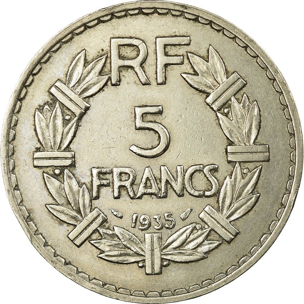 フランス 5フラン硬貨 | KM888 | フランス | 1933 - 1939