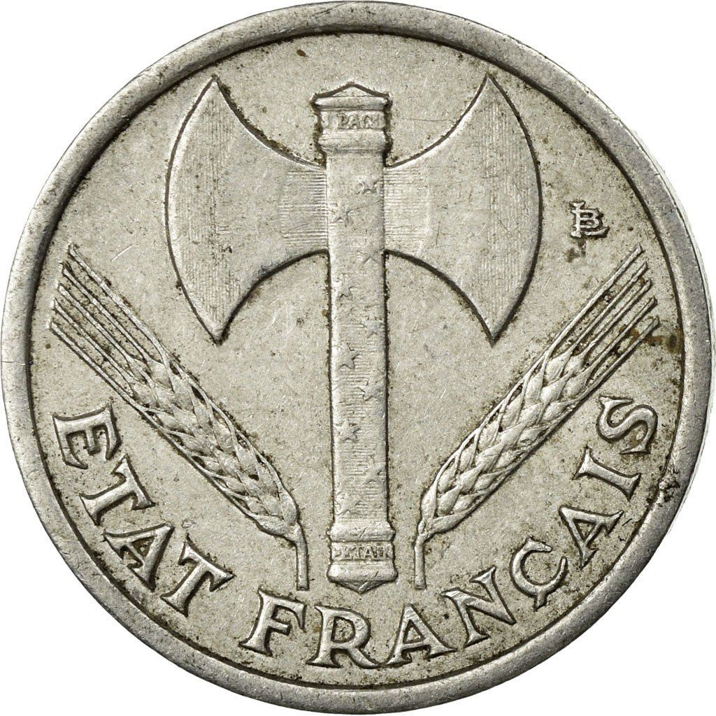 French 50 Centimes Coin | KM914.1 | France | 1942 - 1943