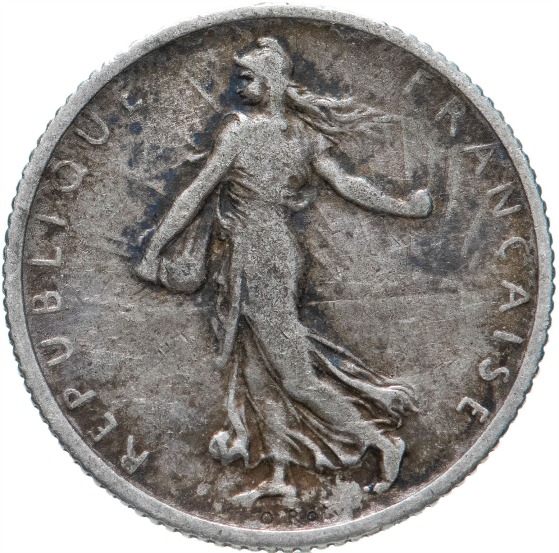 French Coin 1 Franc | KM844 | France | 1898 - 1920