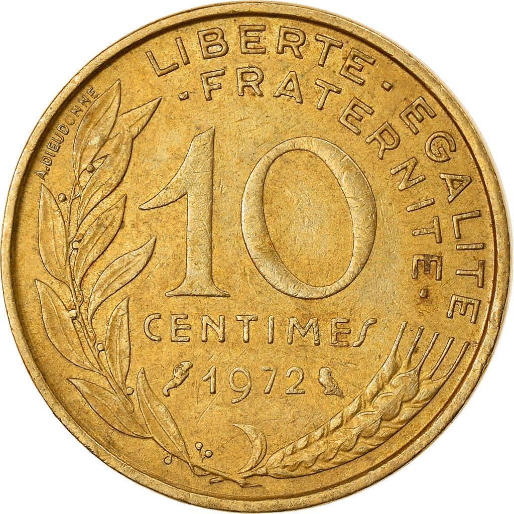 French Coin 10 Centimes | KM929 | France | 1962 - 2001