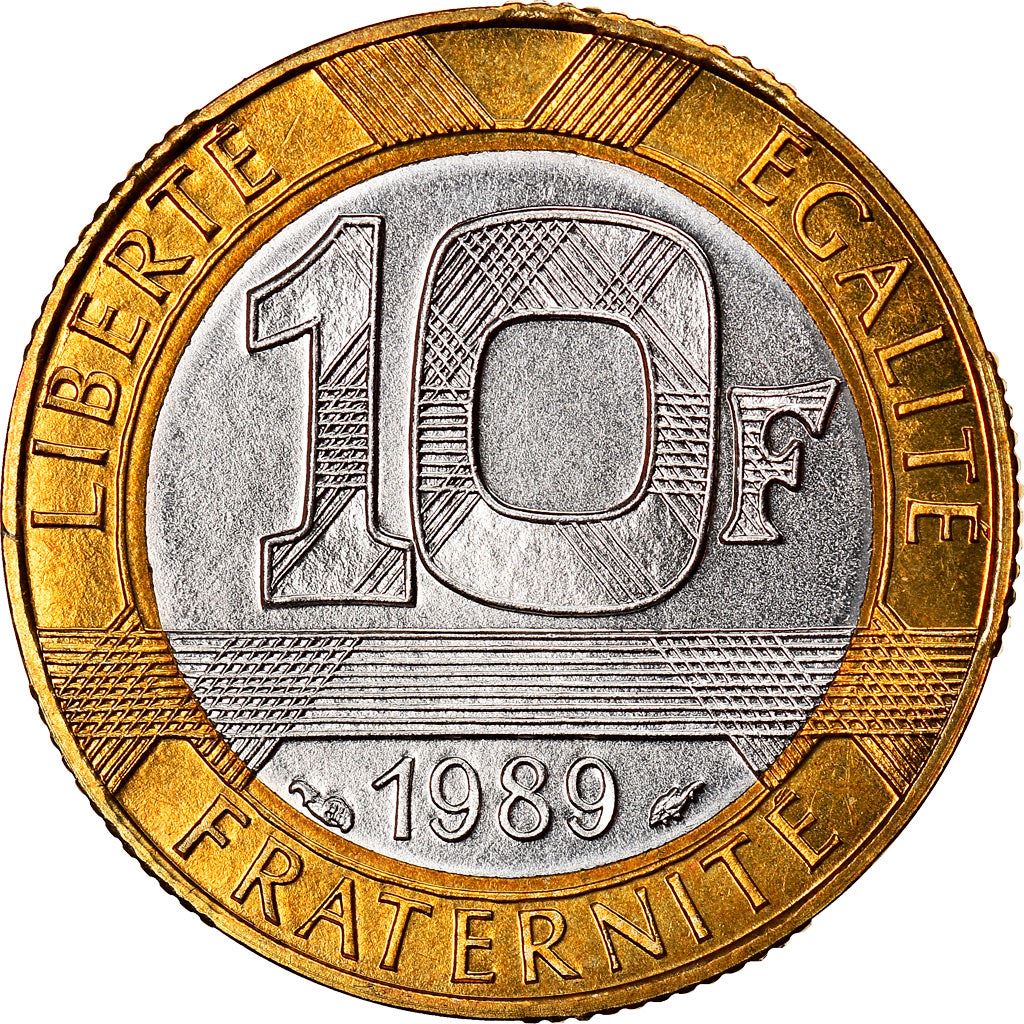 French Coin 10 Francs | Génie de la Liberté | KM964.1 | France | 1988 - 2001