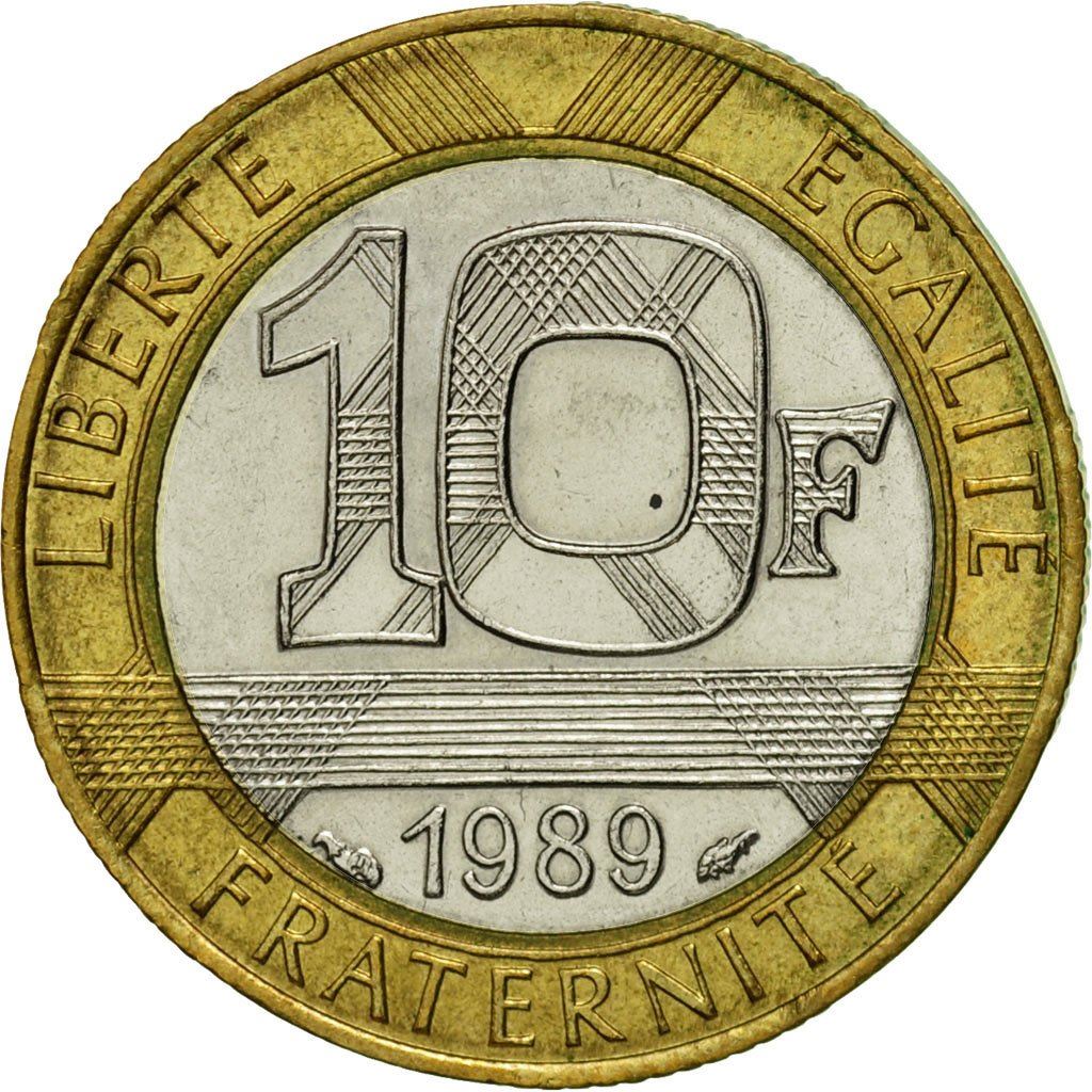 French Coin 10 Francs | Génie de la Liberté | KM964.1 | France | 1988 - 2001