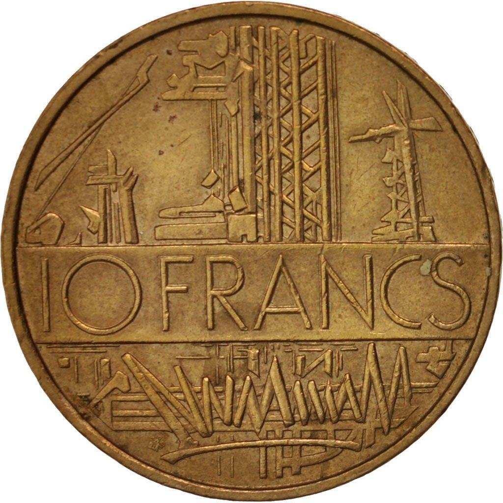 French Coin 10 Francs | KM940 | France | 1974 - 1987