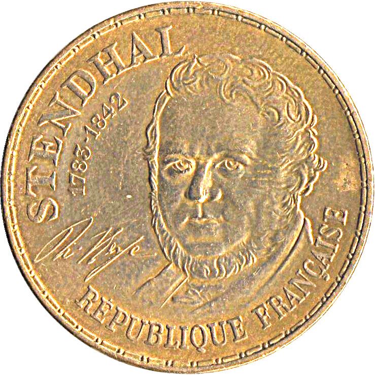 French Coin 10 Francs | Stendhal | KM953 | France | 1983