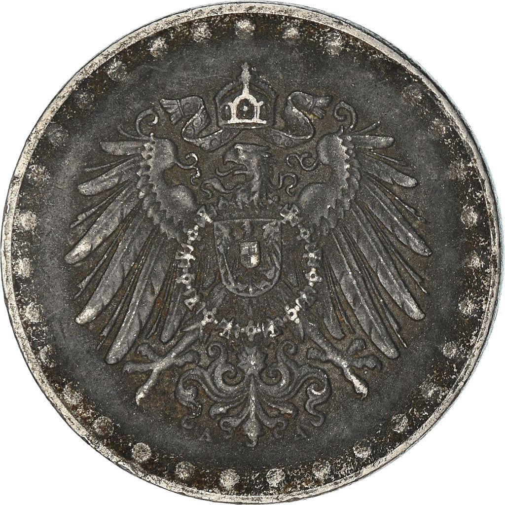 German Empire 10 Pfennig Coin | Deutsches Reich | Wilhelm II | Type 2 | KM20 | 1916 - 1922