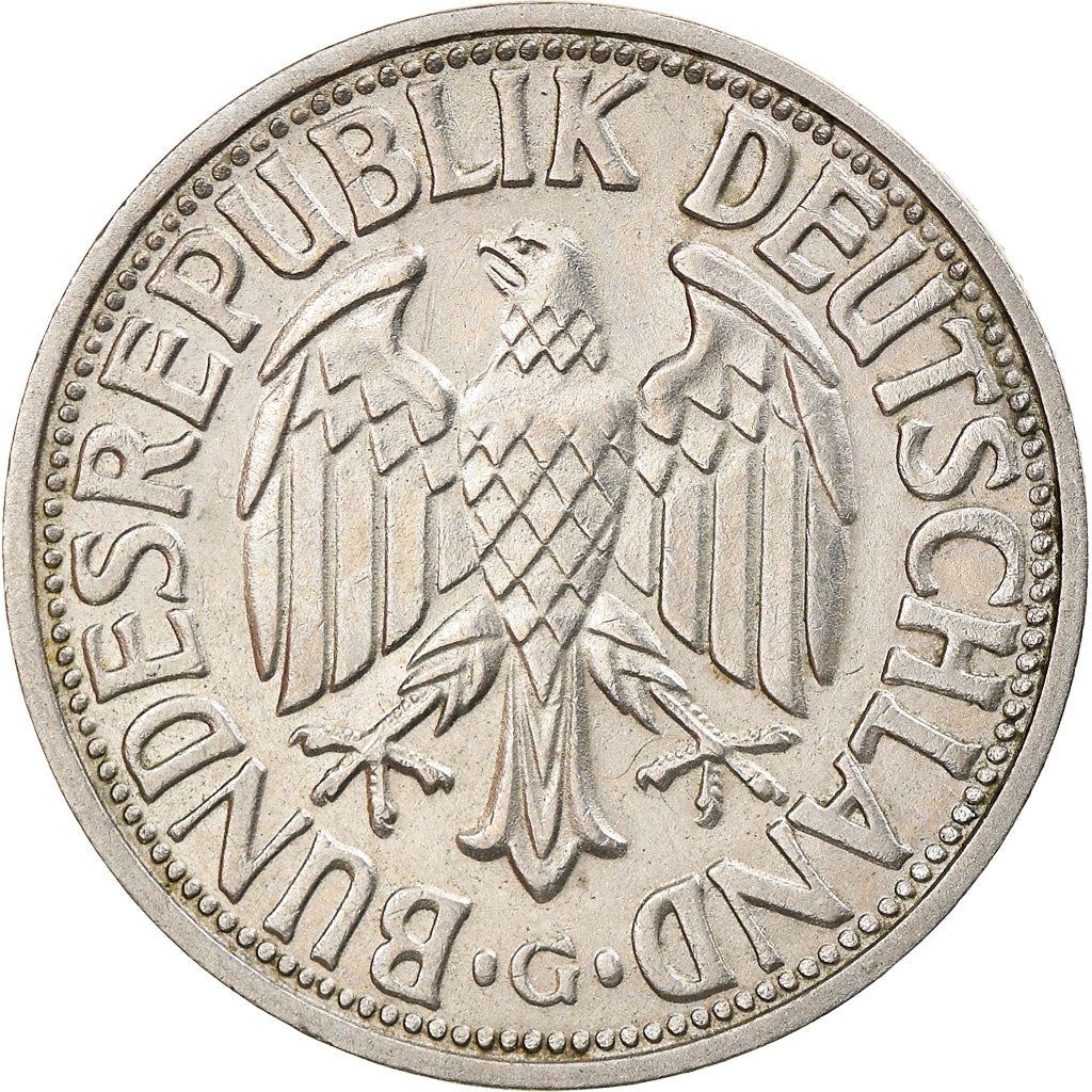 Germany 2 Deutsche Mark Coin | Grape | Rain | Eagle | KM111 | 1951