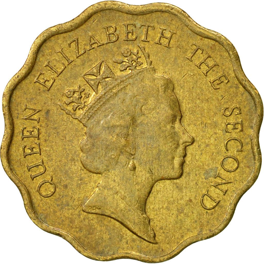 香港 | 20セント硬貨 | エリザベス2世 | Km:59 | 1985 - 1991