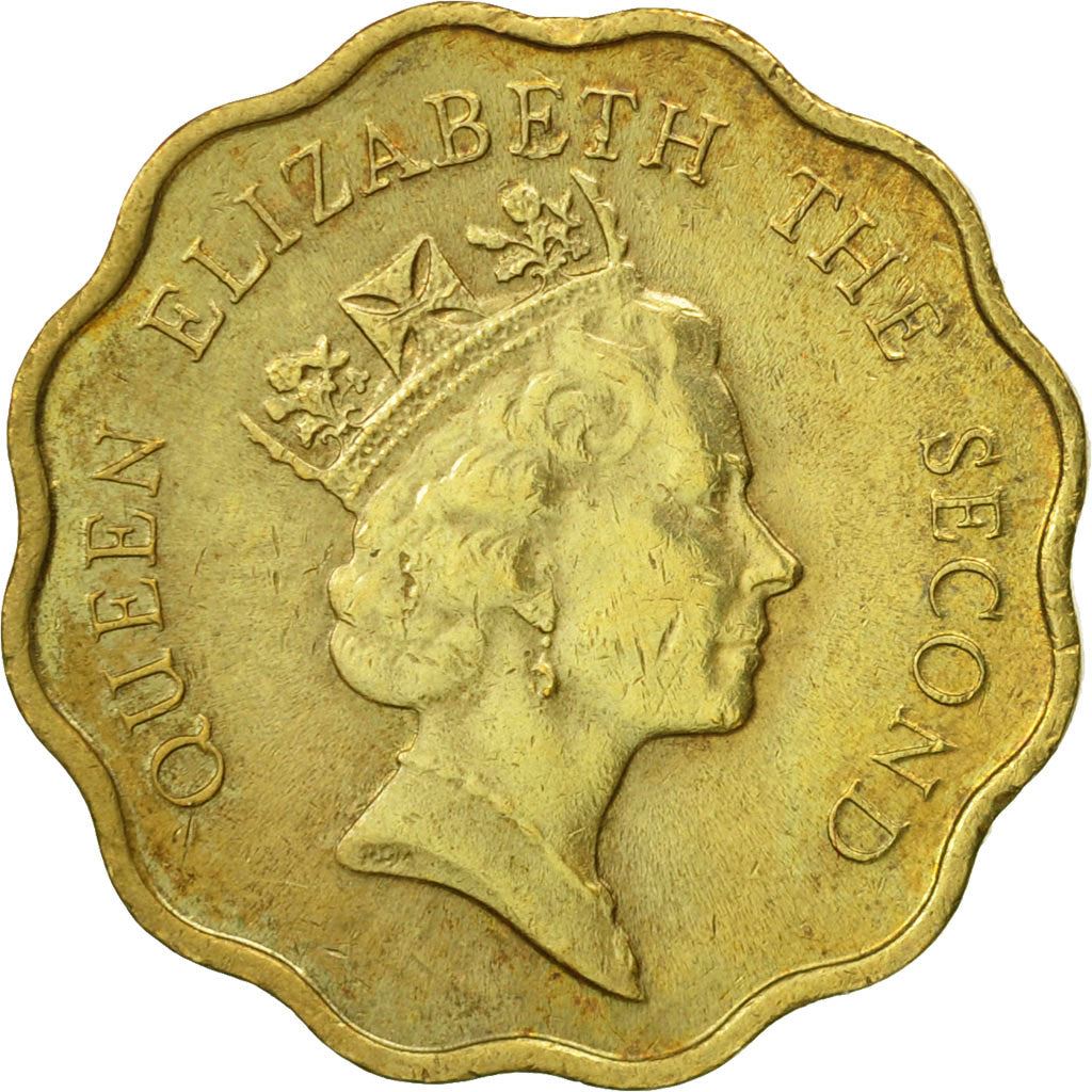 香港 | 20セント硬貨 | エリザベス2世 | Km:59 | 1985 - 1991