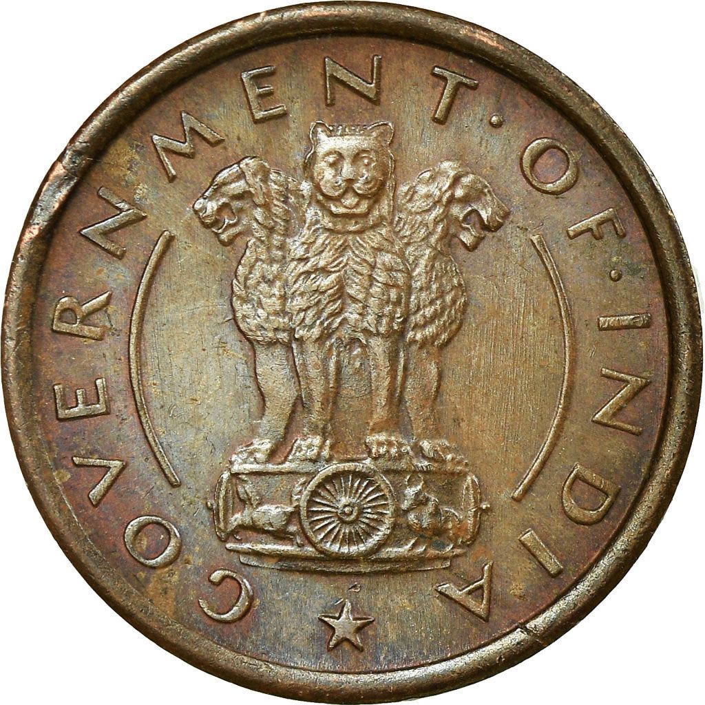 India | 1 Pice Coin | Horse | Km:1 | 1950 - 1955