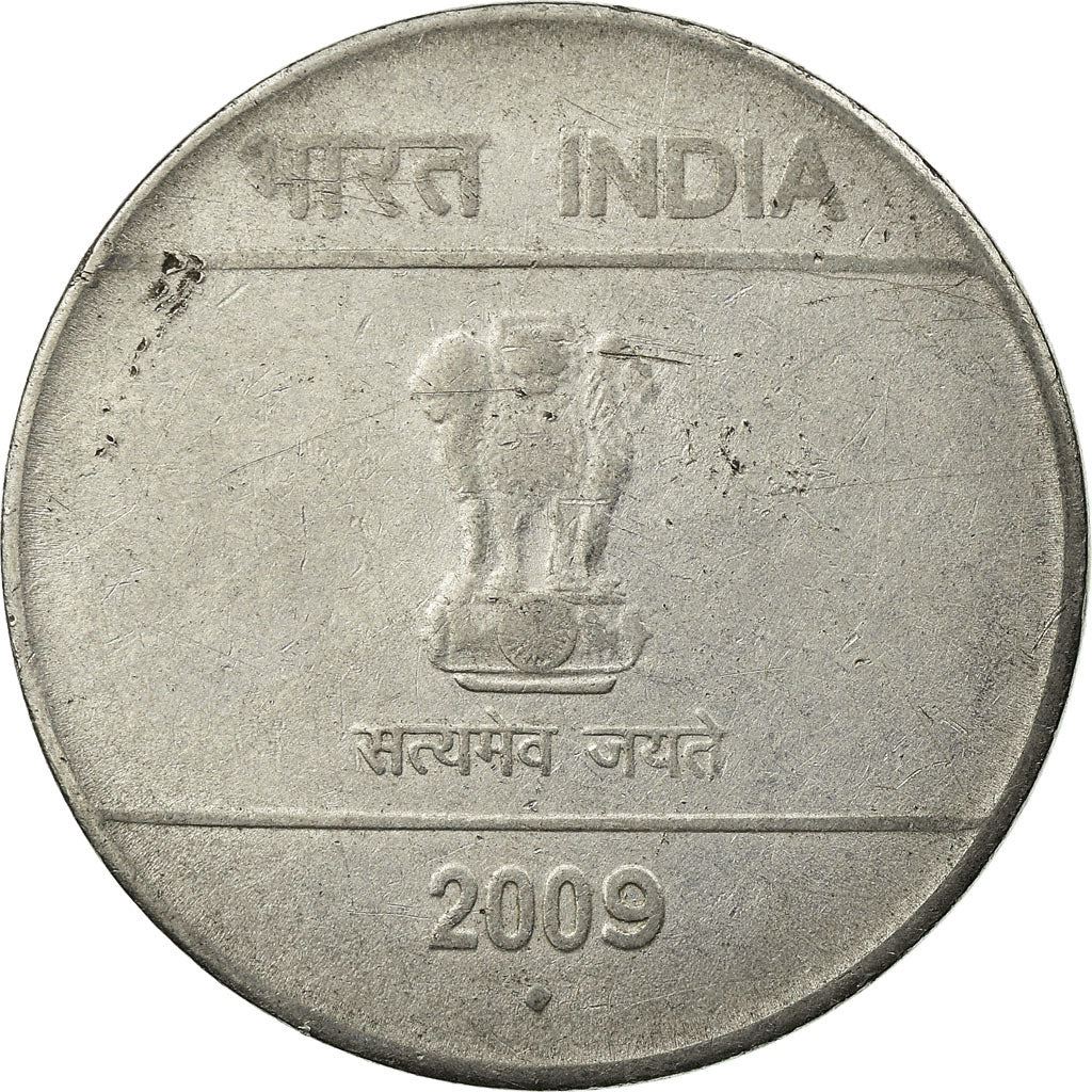 India | 2 Rupees Coin | Hasta Mudra | Km:327 | 2007 - 2011