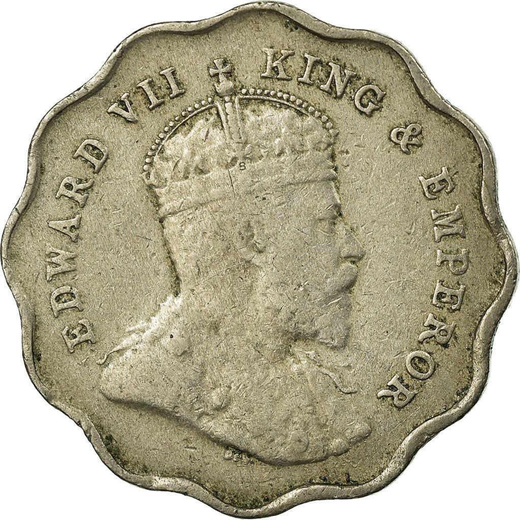 India - British | 1 Anna Coin | King Edward VII | Km:504 | 1906 - 1910