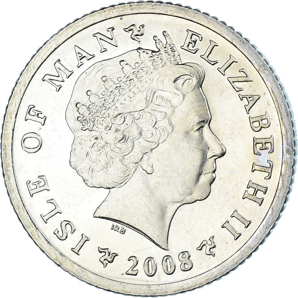 Isle of Man Coin Man 10 Pence | Queen Elizabeth II | Lighthouse | Chicken Rock | KM1256 | 2004 - 2016