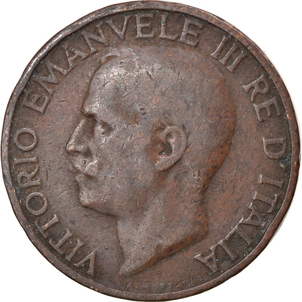 Italy Coin 10 Centesimi - Vittorio Emanuele III | honeybee | Flower | KM60 | 1919 - 1937