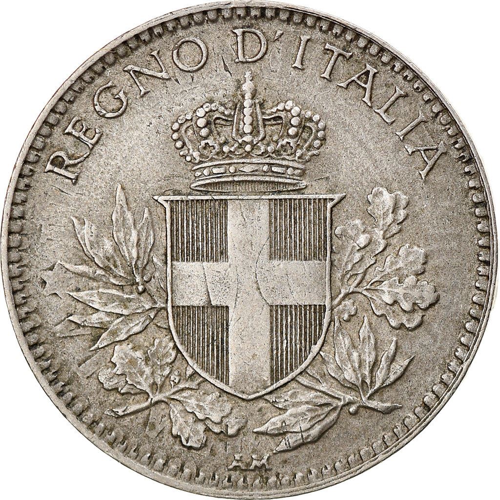 Italy Coin 20 Centesimi - Vittorio Emanuele III | Libertus | Flaming Torch | KM44 | 1908 - 1935