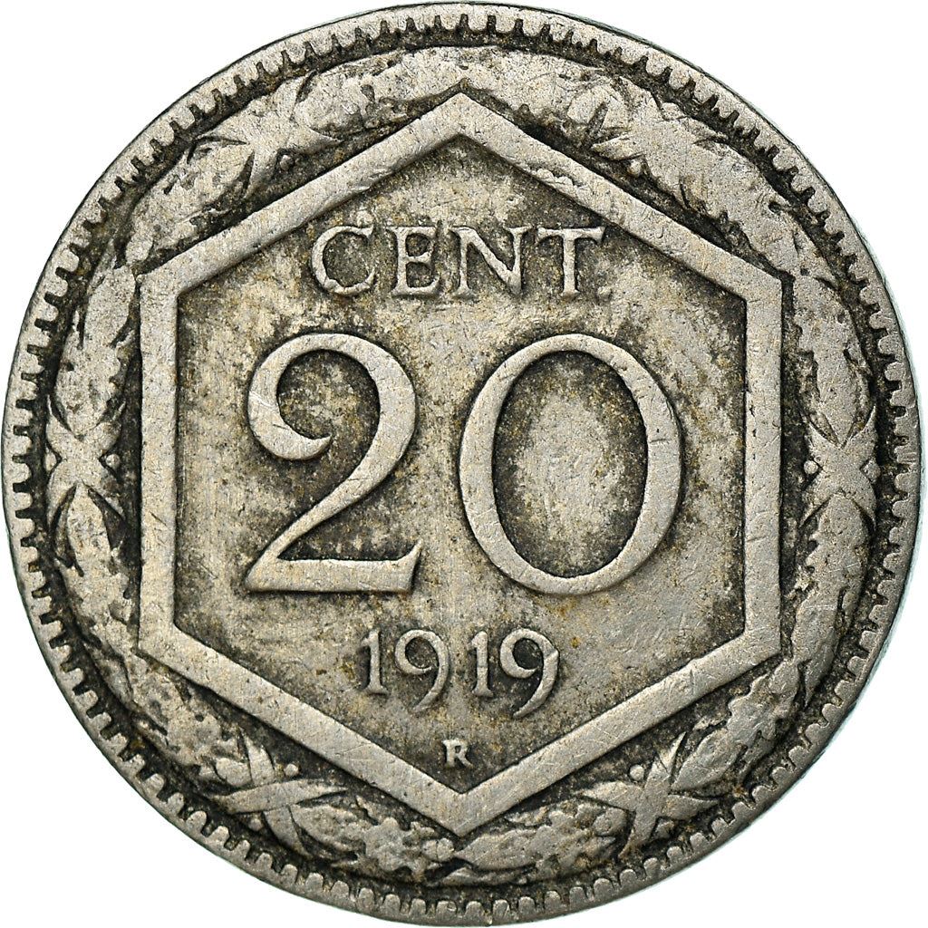 Italy Coin 20 Centesimi - Vittorio Emanuele III | Libertus | Flaming Torch | KM44 | 1908 - 1935