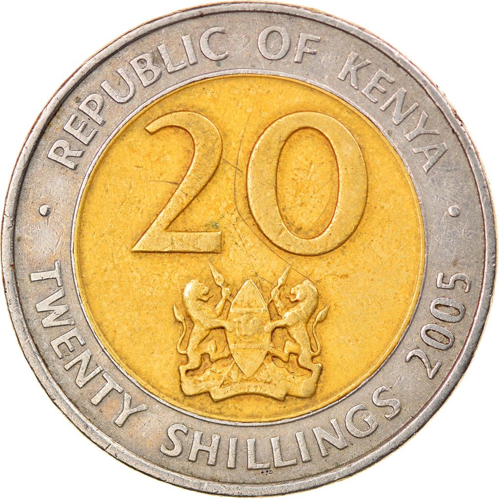 Kenya 20 Shillings | Mzee Jomo Kenyatta Coin | KM36.1 | 2005 - 2009