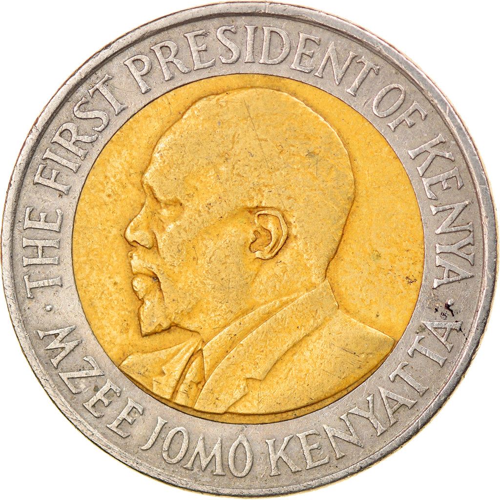Kenya 20 Shillings | Mzee Jomo Kenyatta Coin | KM36.1 | 2005 - 2009