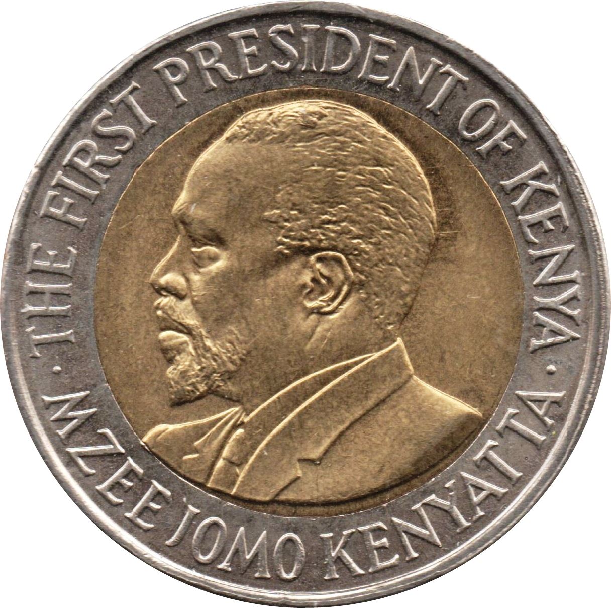 Kenya 20 Shillings | Mzee Jomo Kenyatta Coin | KM36.1 | 2005 - 2009