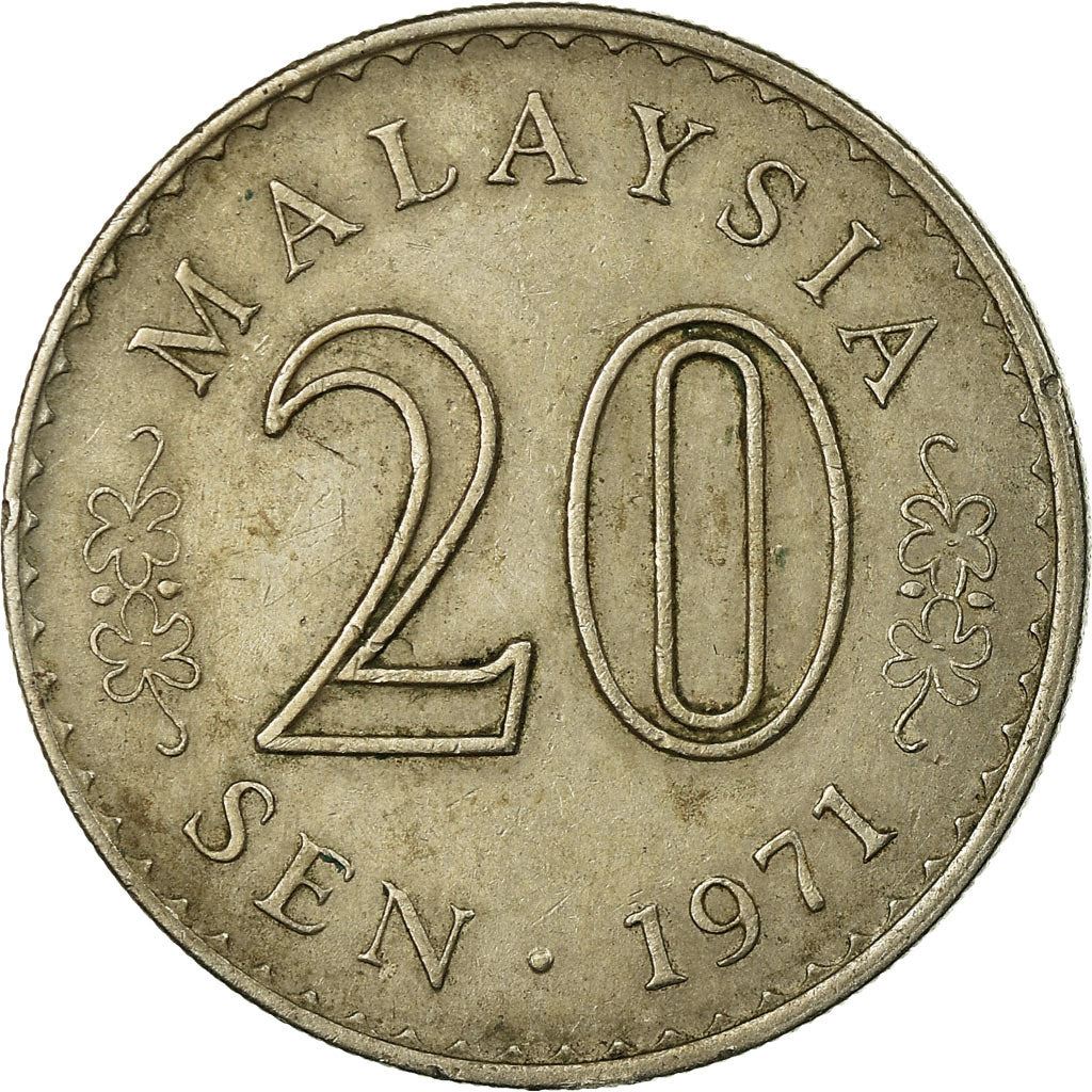 Malaysia | 20 Sen Coin | Parliament House | Km:4 | 1967 - 1988