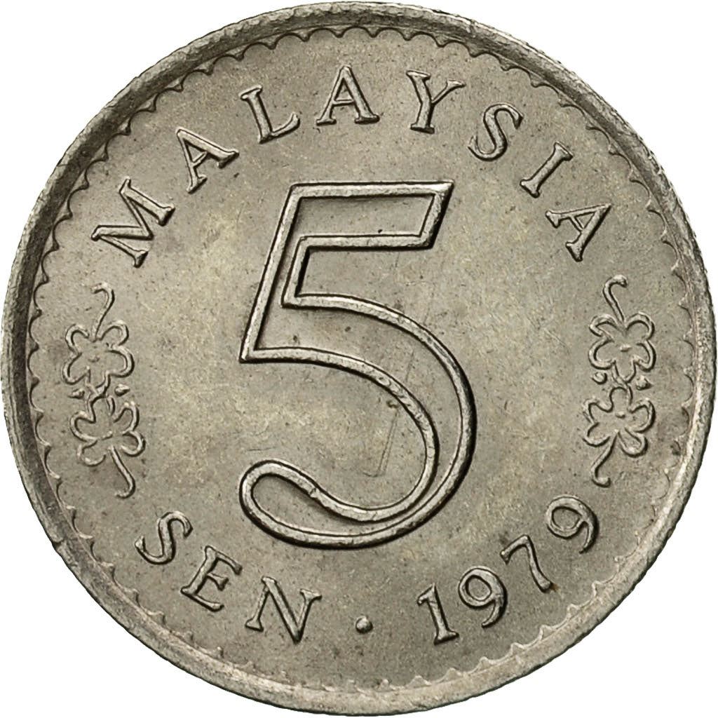 マレーシア | 5セント硬貨 | 議会議事堂 | Km:2 | 1967年 - 1988年