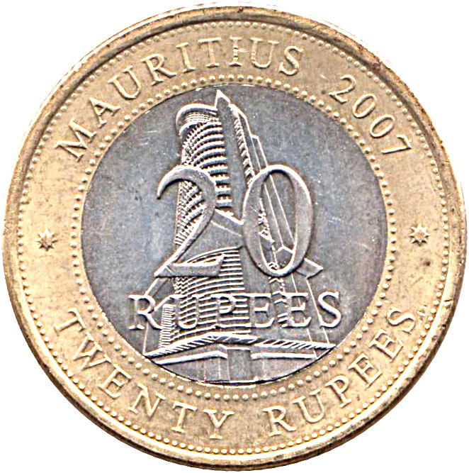 Mauritius | 20 Rupees Bank of Mauritius | Seewoosagur Ramgoolam | KM66 | 2007 - 2022