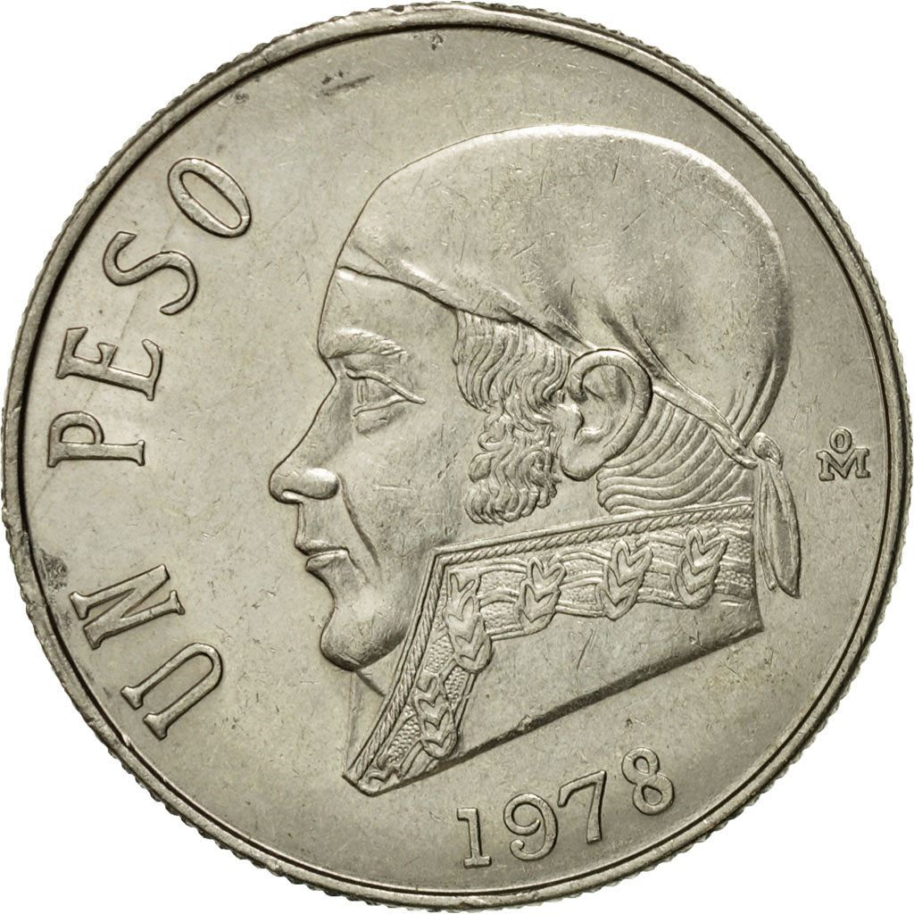 Mexico 1 Peso | José Maria Teclo Morelos y Pavón | Eagle Coin | KM460 | 1970 - 1983