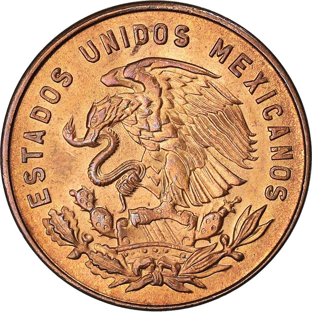 Mexico 5 Centavos | Josefa Ortiz de Domínguez | Eagle | Snake Coin | KM426 | 1954 - 1969