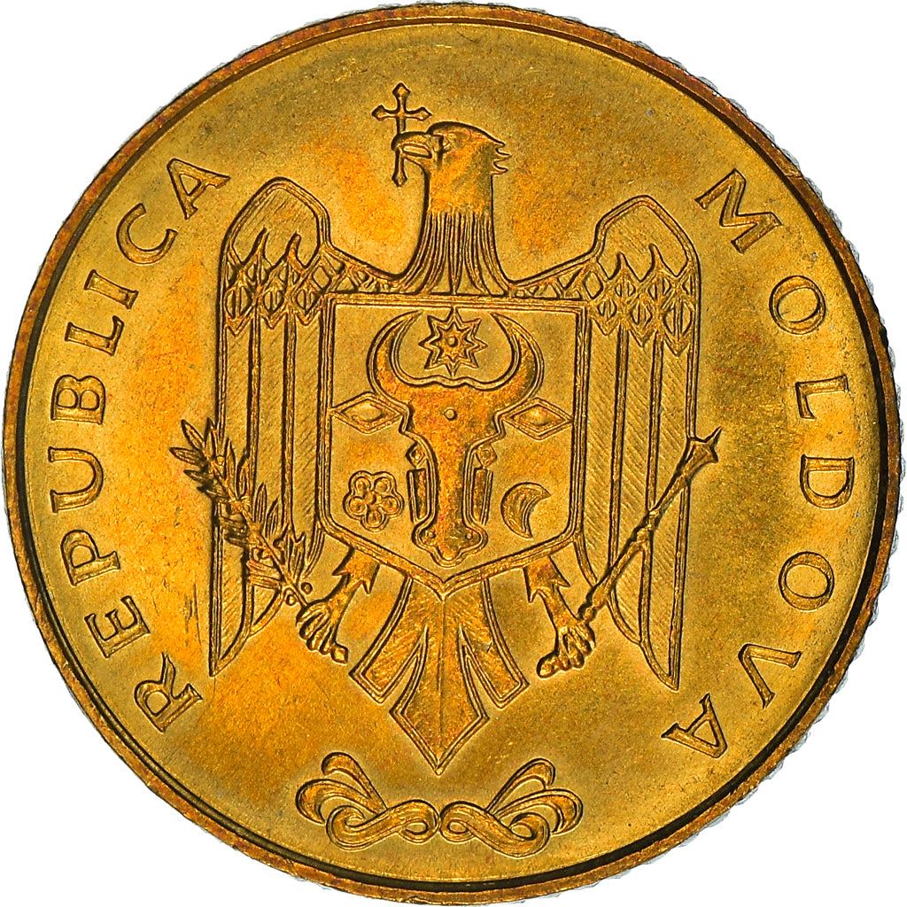 Moldova 50 Bani Coin | Eagle | Grapes | KM10 | 1997 - 2008