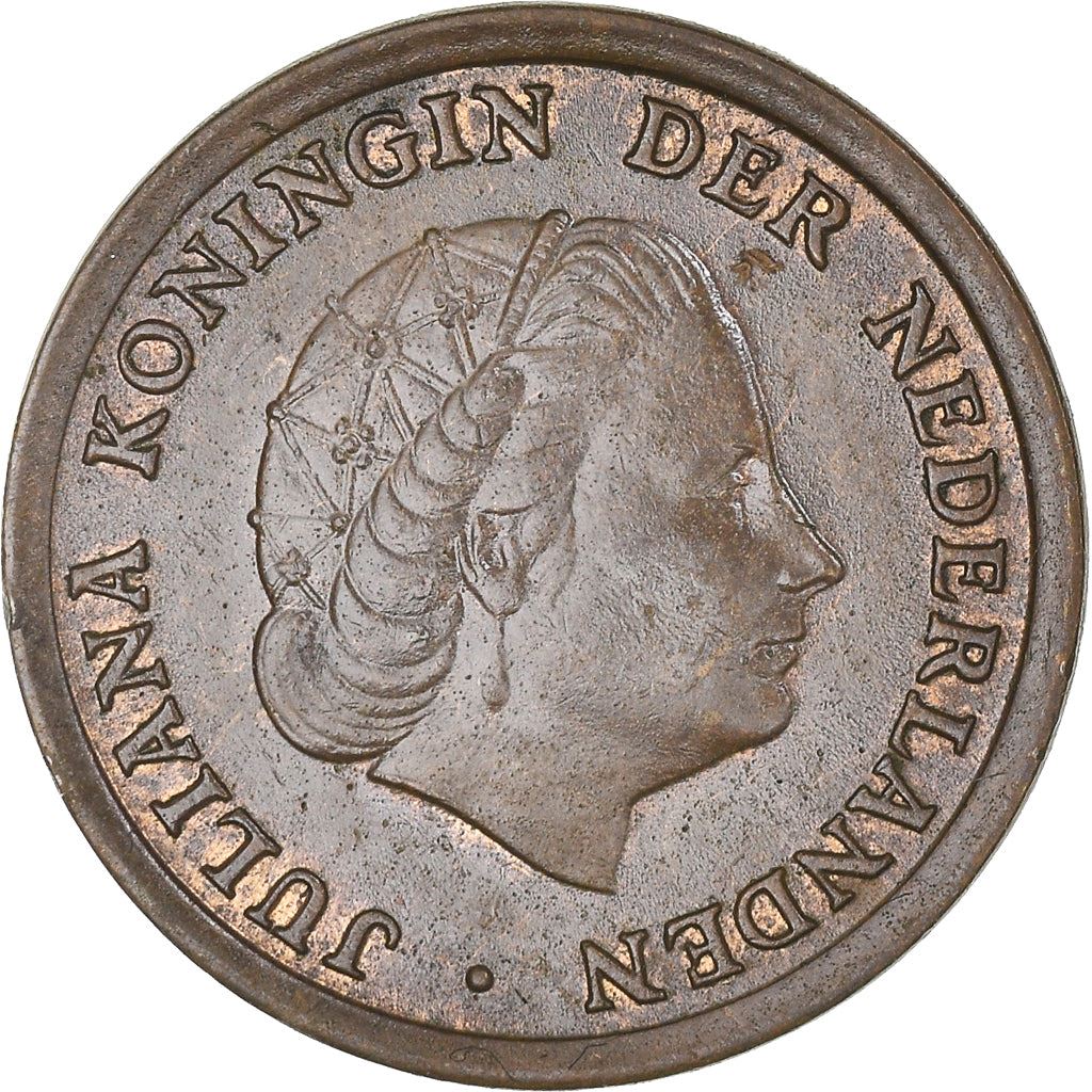 Netherlands 1 Cent Juliana | Coin KM180 1950 - 1980
