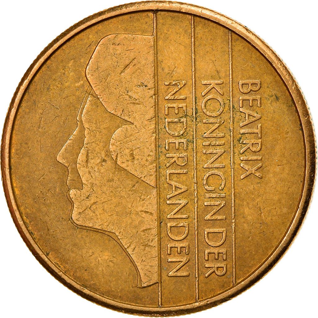 Netherlands 5 Gulden Beatrix | Coin KM210 1987 - 2001