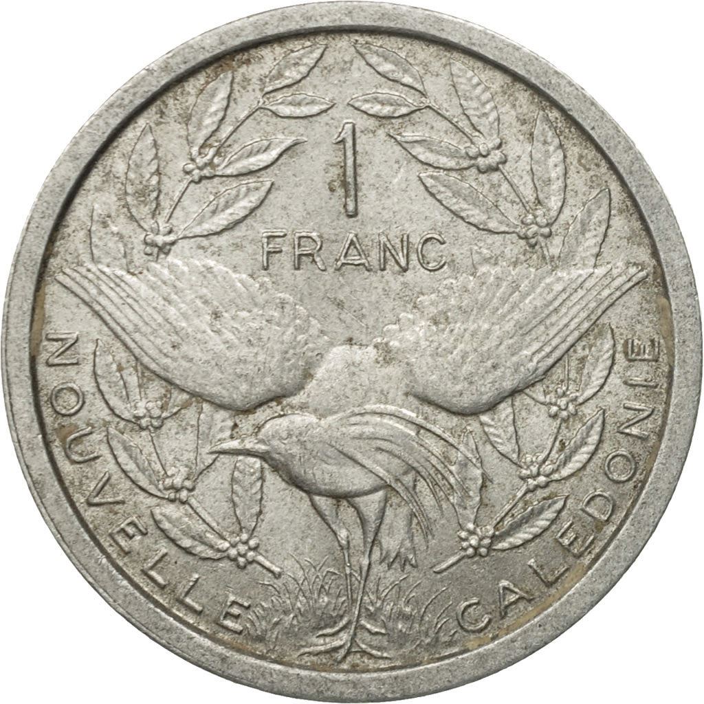 New Caledonia 1 Franc Union Française Coin 1949 KM 2