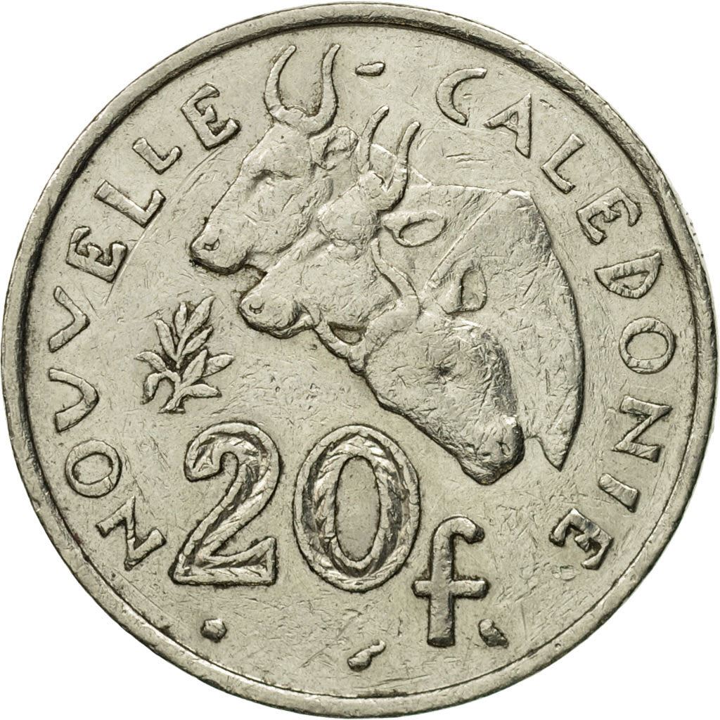 ニューカレドニア 20フラン硬貨 1967年 - 1970年 KM 6