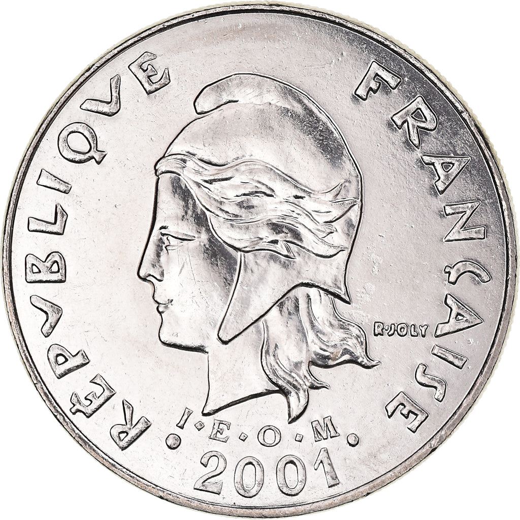 New Caledonia 20 Francs Coin 1972 - 2005 KM 12