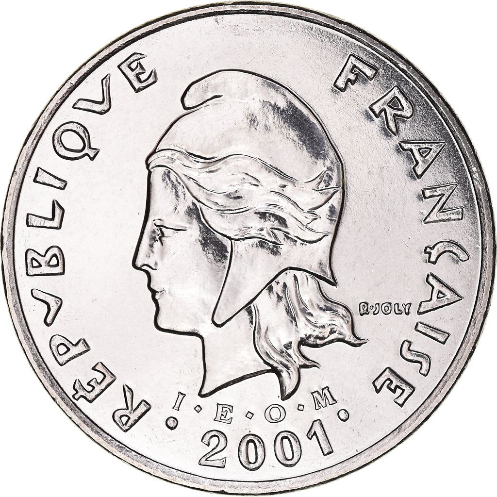 New Caledonia 50 Francs Coin 1972 - 2005 KM 13