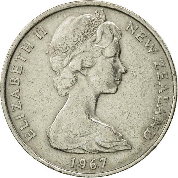 ニュージーランド 10セント硬貨 | エリザベス2世女王 | マオリ・コルル
