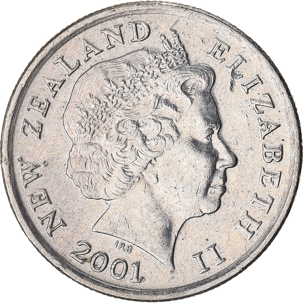 ニュージーランド 5セント硬貨 | エリザベス2世女王 | トゥアタラ