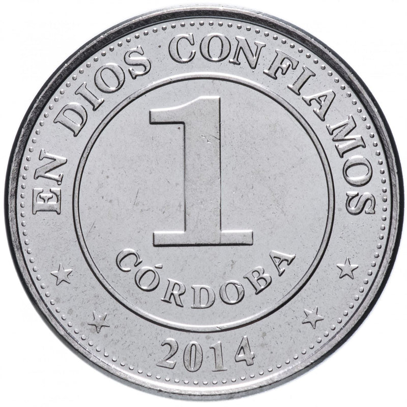 Nicaragua 1 Cordoba Coin | KM101 | 2002 - 2014