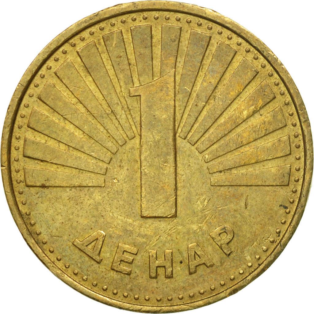 North Macedonia 1 Denar Coin | Sarplaninac | KM2 | 1993 - 2014